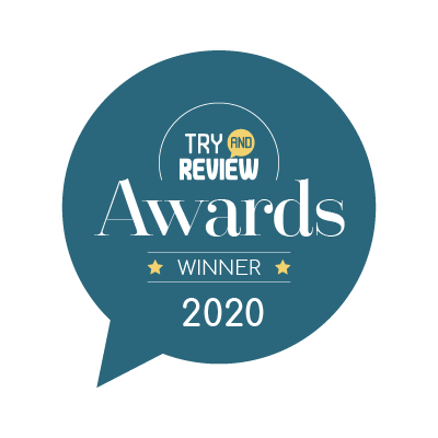2020 try and review winner badge