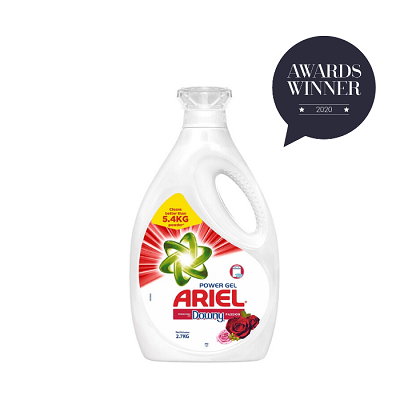 Ariel Power Gel Liquid Detergent with Downy Passion_Family Products
