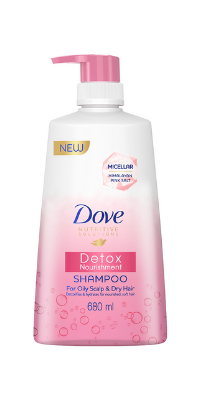 dove detox shampoo hair breakage