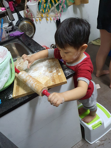 making cookies