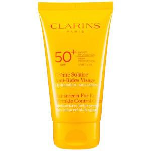 CLARINS50+ SPF SUNSCREEN FOR FACE WRINKLE CONTROL CREAM