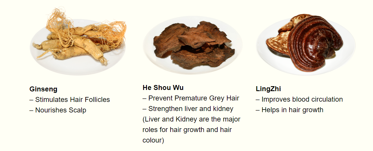 Chinese Herbal Ingredients Hair Loss