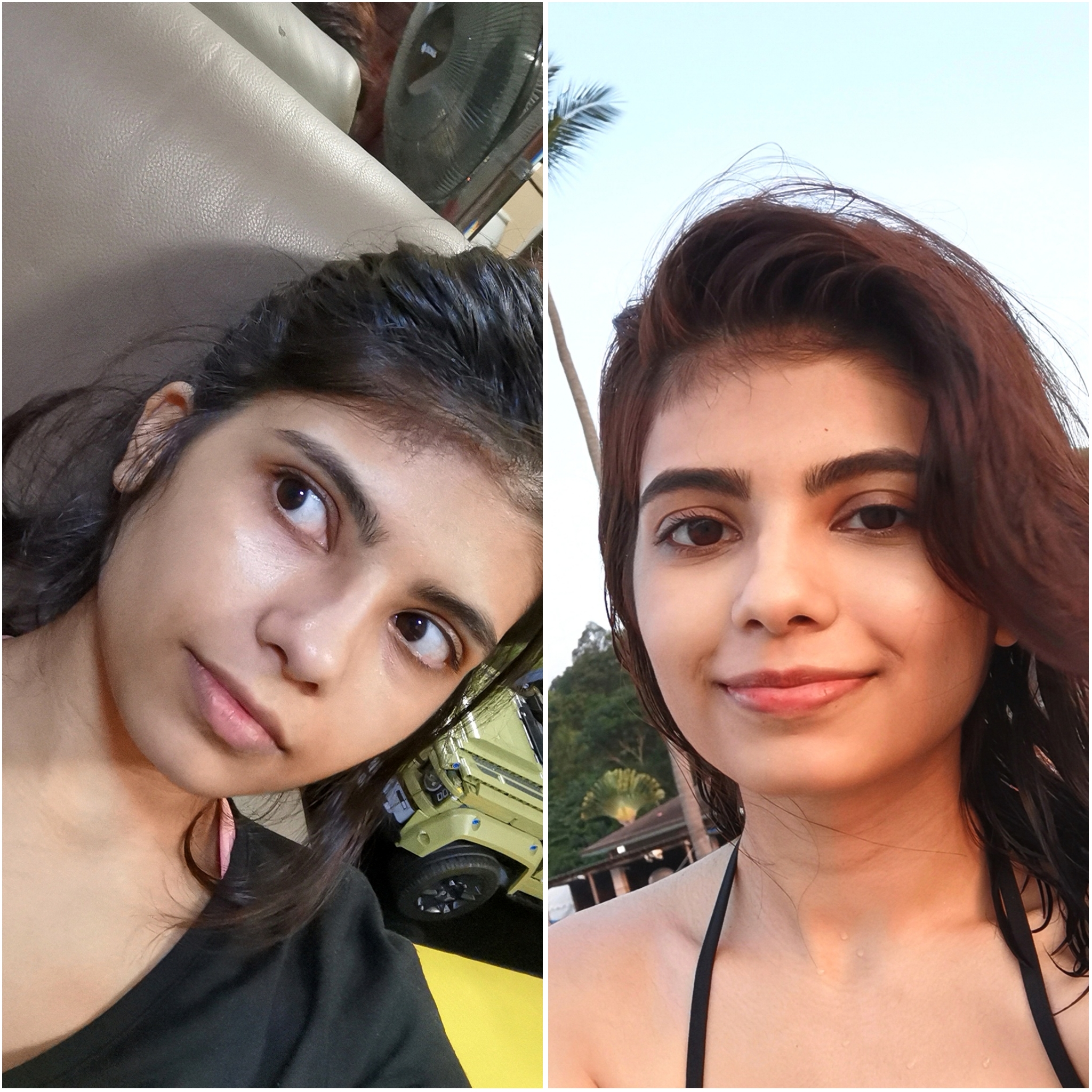 divya before after - skincare