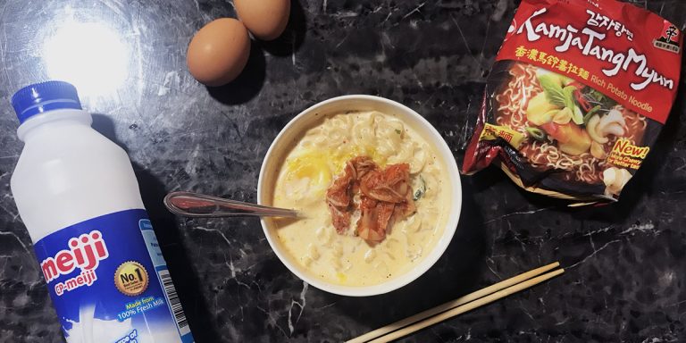 Korean Spicy Noodles: Can’t handle the heat? Try Milk Ramen Instead!