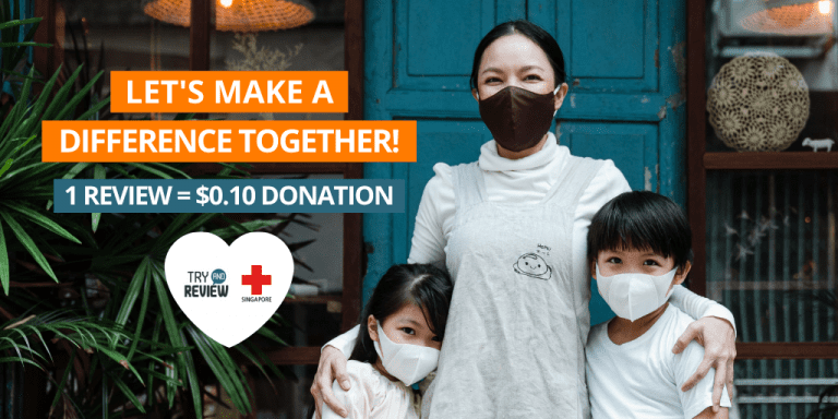 Try and Review supports Singapore Red Cross with Review and Make a Difference Campaign