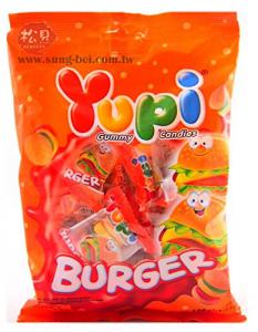 YUPI MINI BURGER GUMMY CANDY