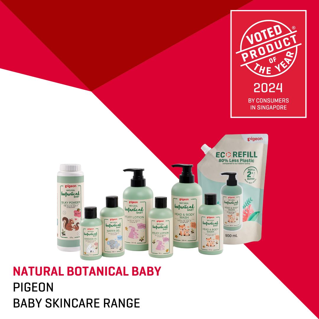 Baby Skincare Range: Pigeon Natural Botanical Baby Range