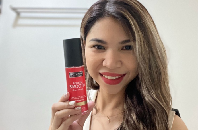 Shiny Hair on-the-go? Filipinas Share Their Secret: TRESemmé Keratin Smooth Shine Serum